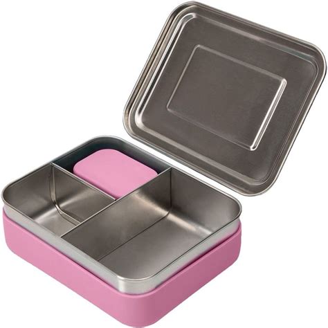 WeeSprout 18/8 Stainless Steel Bento Box (Compact Lunch Box 